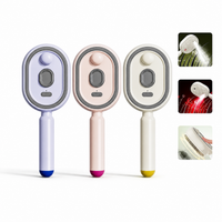 MiniMist™ Spazzola a vapore 3-in-1 – Nebbia, Massaggio e Luce Rossa in uno