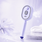 MiniMist™ Spazzola a vapore 3-in-1 – Nebbia, Massaggio e Luce Rossa in uno