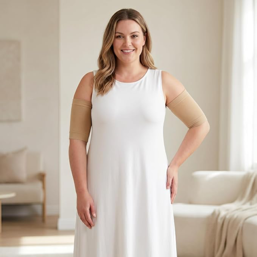 SlimFit Sleeve™ – De Slimme Compressiehulp voor Stevige Bovenarmen