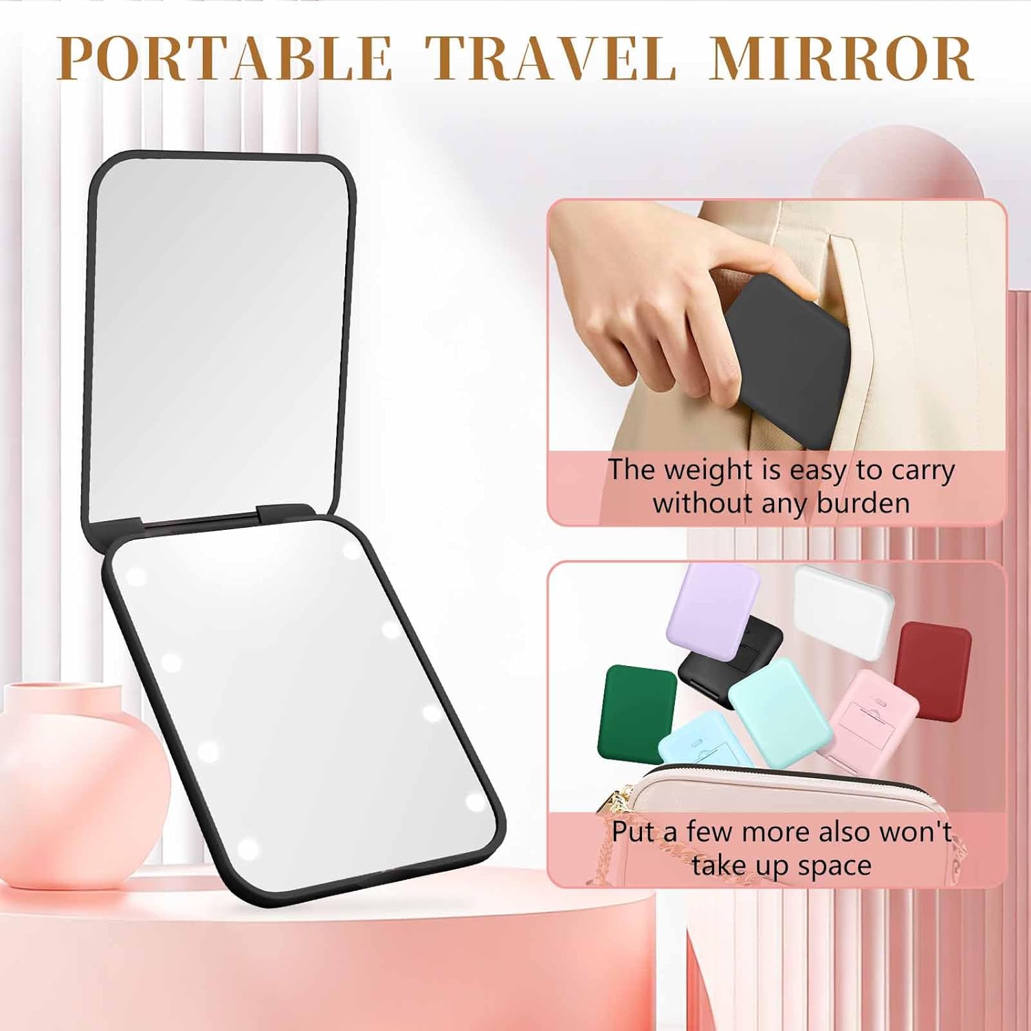 SilkMirror™ – Het Zakspiegeltje voor Onderweg Touch-ups