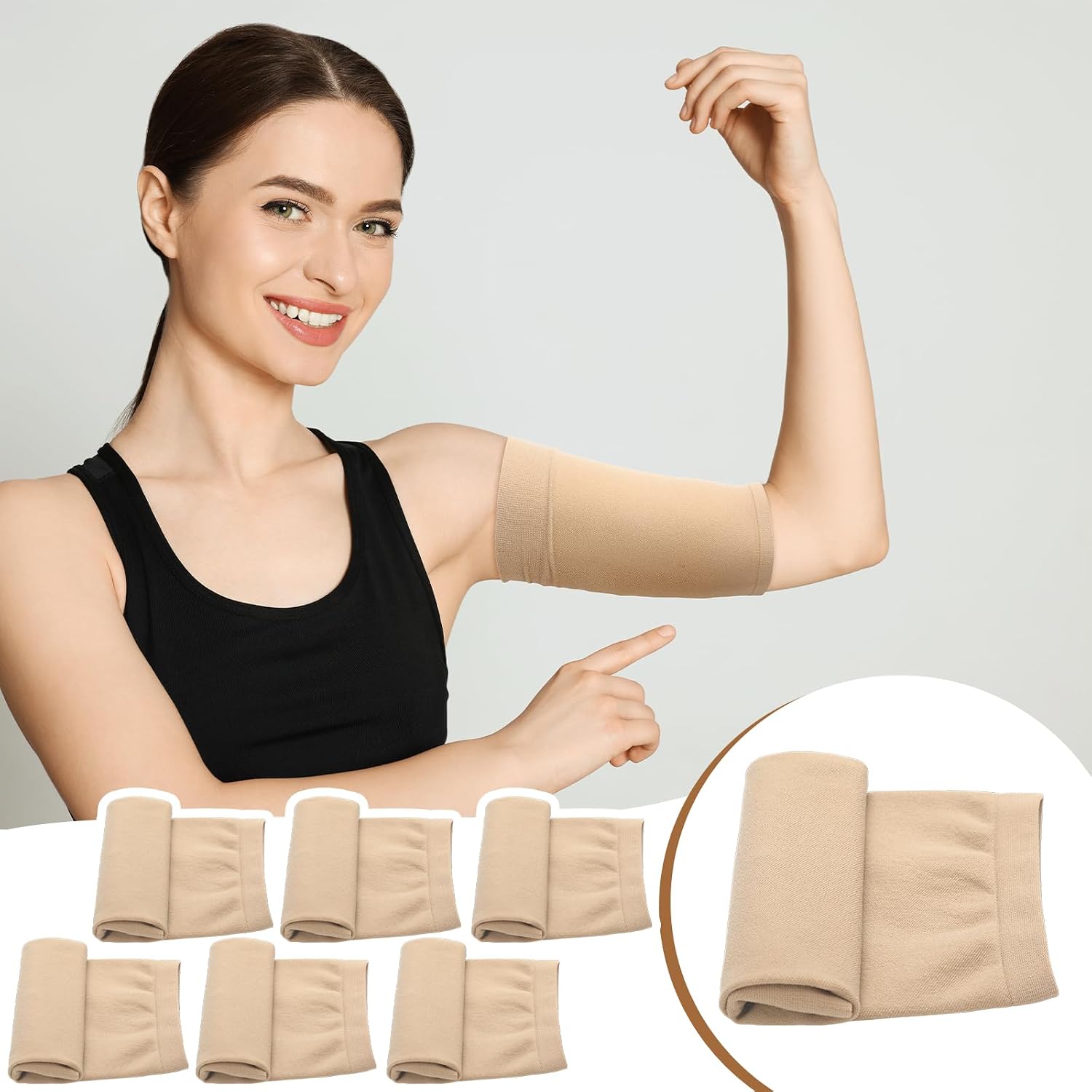 SlimFit Sleeve™ – De Slimme Compressiehulp voor Stevige Bovenarmen