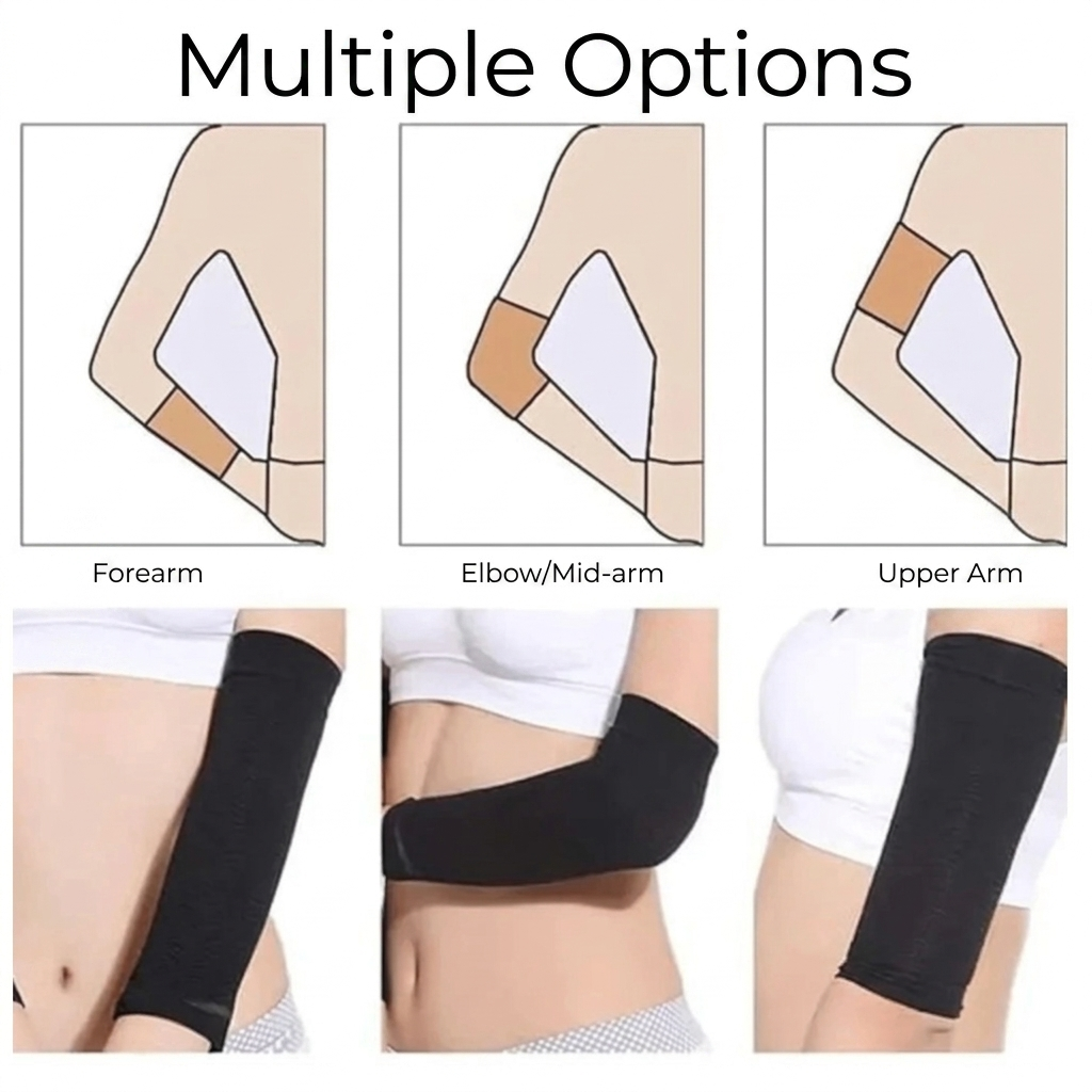 SlimFit Sleeve™ – De Slimme Compressiehulp voor Stevige Bovenarmen